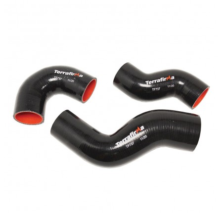 Terrafirma Silicone Intercooler Hose Kit Black 90/110/130 TD5