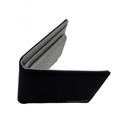Genuine Defender Nylon Wallet Contrast Grey Interior Comes with 1 Coin Compartment, 3 Card Slots, 1 Note Compartment.