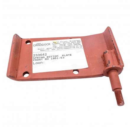Spring Bottom Plate Front RH 1951-53