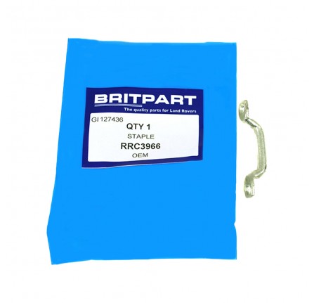 Staple for Hood Strap on Rear Body and Windscreen Rail