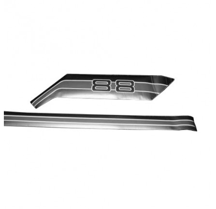 Body Graphics Kit 88 Inch Grey