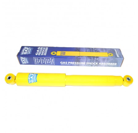 Supergaz Rear Shock Abs Std (Each) for Discovery Ii. Features 35mm Bore 310 Ml Oil Capacity Single Piece Eye Rings Polyurethane Bush Mounts and A Durable Powder Coated Finish.