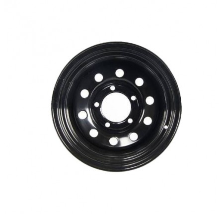 10X15 Black Modular Steel Wheel 5/165 ET-32 -32 Offset