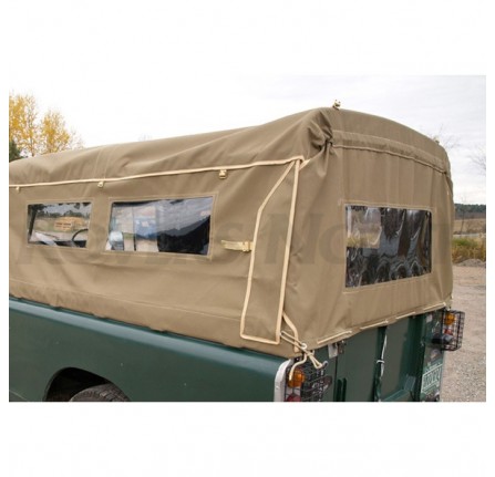 109 Hood 3/4 Sand with Side Windows