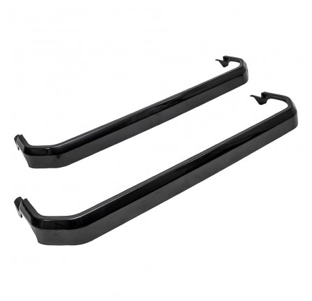 Side Step Covers 90 Smooth Gloss Black