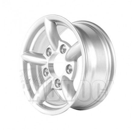 7X16 Vbs Encore Silver Alloy Wheel 5/165 ET10 Takes Standard Alloy Wheel Nuts (RRD500560) Load Rating: 1200KG