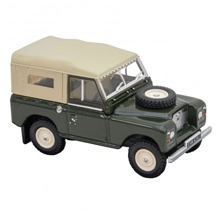 Canvas Bronze Land Rover Series 2A SWB 1/76