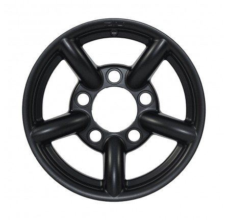 16X7 Black Matt Zu Land Rover Alloy Wheel 11mm Offset