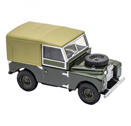 Diecast Land Rover 88 Series One Canvas Bronze Green 1:76