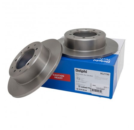 Delphi Brake Discs Pair Rear 90. Range Rover Classic and Discovery 1986 on