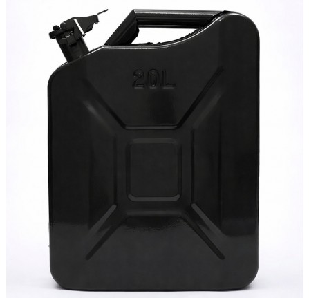 Steel Jerry Can 20L Black