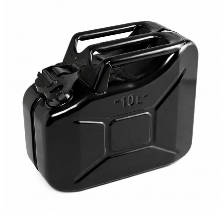 Steel Jerry Can 10L Black