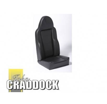 Trakkers Extreme Seat Dark Grey Vinyl SERIES2 and 3 Early 90/110 Inch with Series Square Frame Mounting