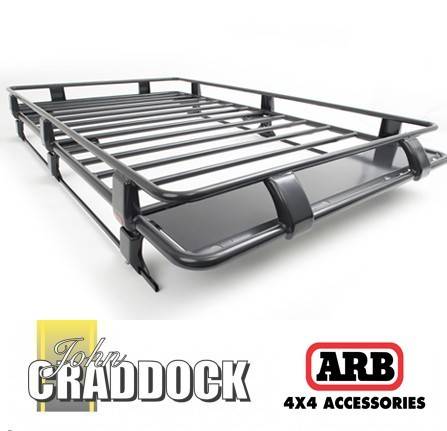 ARB Deluxe Defender Steel Roof Rack 2200 x 1350 [crossbars] Plus Fitting Kit 3800100