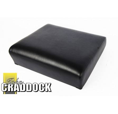 Britpart Plain Seat Cushion Outer Black Vinyl for Adjustable Frame