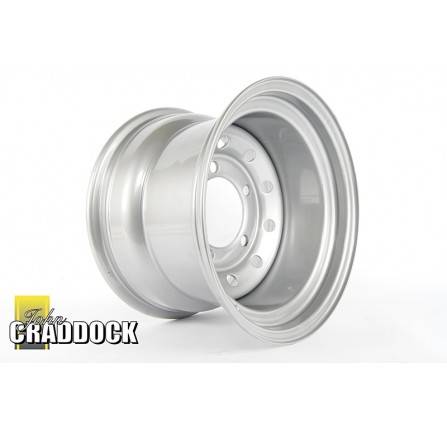 10X15 Silver Modular Steel Wheel 5/165 ET-32 -32 Offset