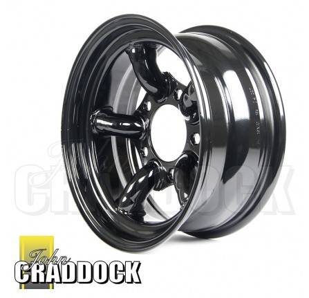 7X16 Defender Challenger Gloss Black Steel Wheel 5/165 ET-25 Load Rated At 1200KG -25 Offset