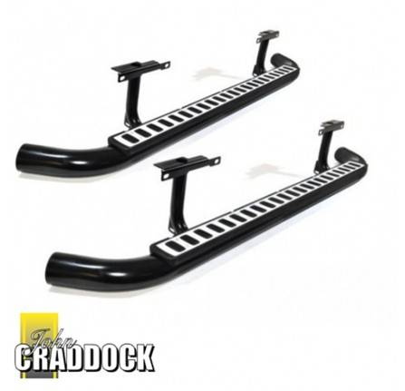 Fire and Ice Side Step Runners Defender 110 Pair