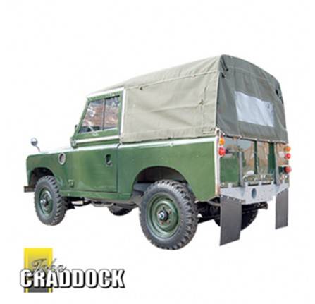 88 Inch Full Hood Sand Colour 1958-84 Plain Sides Genuine Exmoor Double Weave Canvas Not Polycotton