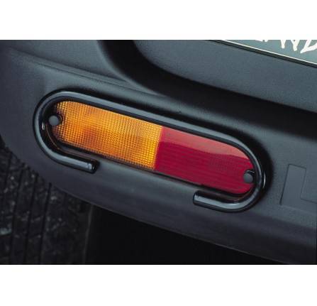 Rear Bumper Lamp Guards Black Freelander 1