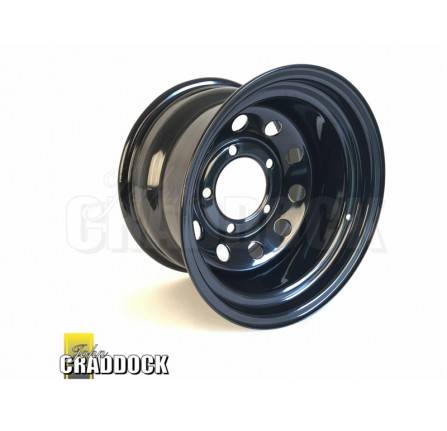 10X16 Black Modular Steel Wheel 5/165 Et -32