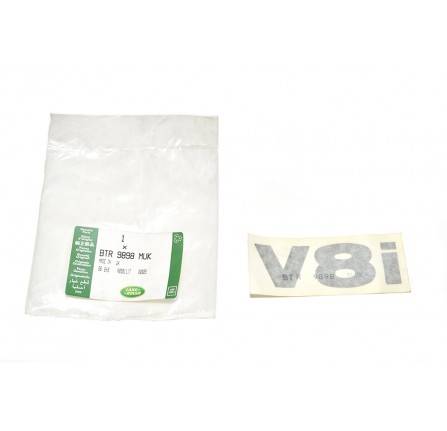Decal V8I (Mid Silver) for Reardoor Disc Overy Models from Vin MA081991 >