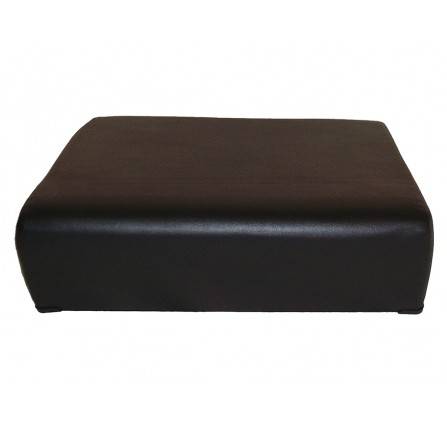 Plain Seat Cushion Outer Black Vinyl Non Adjustable