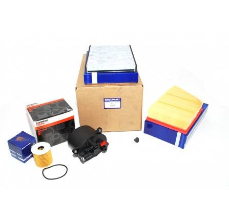 Use DA6091 Pollution Sensor Kit Includes: Oil, Air, Cabin, Fuel Filter and Oil Drain Plug and Seal.