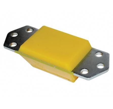 Bump Stop Polyurethane Front Or Rear Yellow 56mm