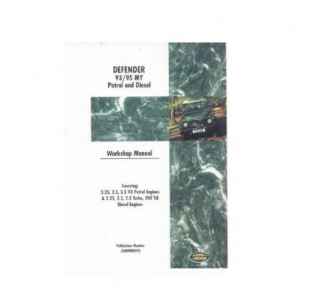 Genuine Defender 1993/95 Workshop Manual Covers All Engines to 1994