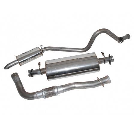 Discovery 1 200TDI Automatic Stainless Steel Exhaust System Centre Box/Rear Silencer