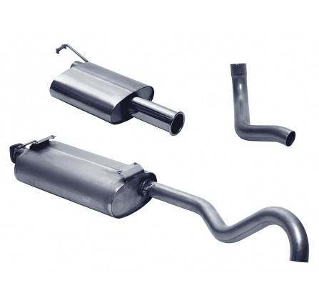 Discovery 1 3.9 V8 Stainless Steel Exhaust System Centre Box/Link Pipe/Rear Silencer