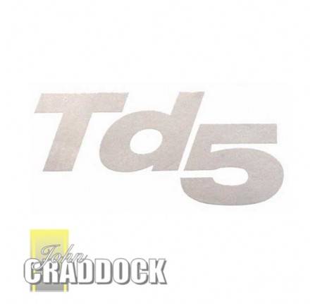 TD5 Decal on Wing in Silver 90/110