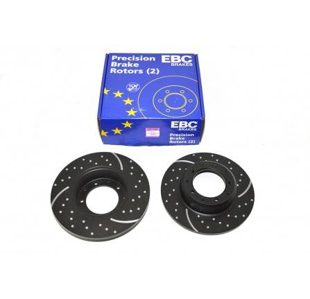 Ebc Rear Slotted Performance Brake Disc (Pair) Def 110 from XA159807
