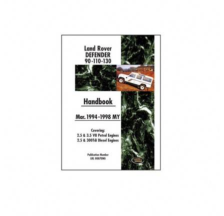Land Rover Defender 90/110/130 Handbook March 94-98