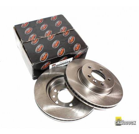 Recovery Brand Brake Disc Front Discovery 3/4 and R/R Sport 2.7 V6