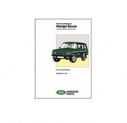 Parts Catalogue Range Rover 1986-92