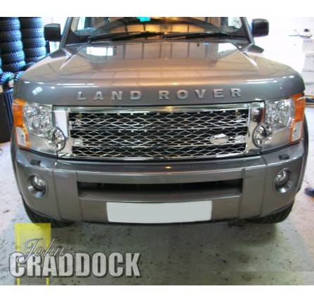 Discovery 3 Chrome Front Grille Badge Required DAG500160