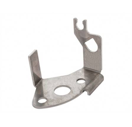 Front RH Stainless Steel Brake Pipe Bracket Defender 04 on