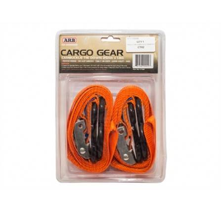 25mm x 1.8M Cambuckle Twinpack ARB Ratchet Strap