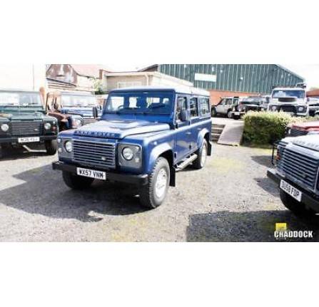 WX57 VNM: Land Rover 110 Defender XS Station Wagon 2.4 TDCI in Blue Excellent Condition