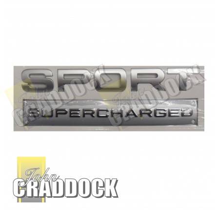 Sport Supercharged Decal Badge