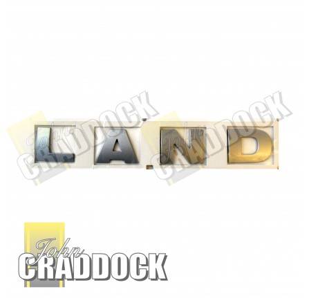 Genuine Land Name Plate Decal