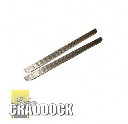 Chequer Plate Sills Kit 90 and SWB Series 2/3 Per Pair 2mm
