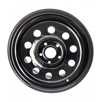 7X16 Black Modular Steel Wheel Freelander 1 5/114.3 ET35 Requires Wheel Nuts (JC221)