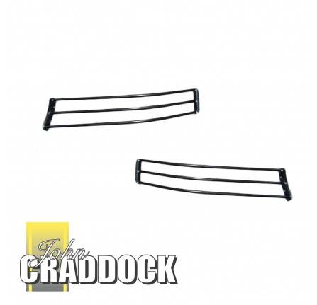 Front Lamp Guards Freelander 1 from 4A000001 with Bull Bar Fitted Genuine Land Rover