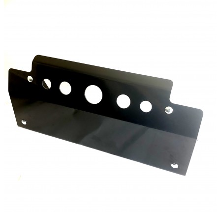 Black Steering Guard - Steel