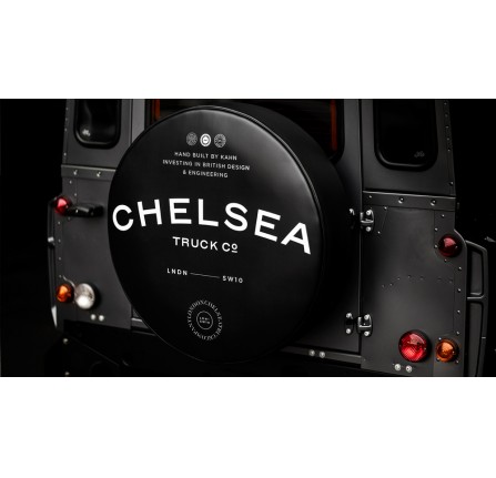 Chelsea Truck Black Soft Wheel Cover Available to Fit Both Defender and Wrangler Spare Wheels in A Strech Nylon Material