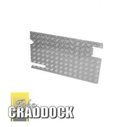Chequer Plate Inner Rear Door 90/110 with Heated Rear Screen and No Wiper Motor