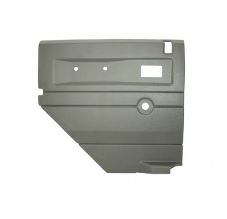 Lgrey LH Push Button Rear Door Card with Manual Windows Def